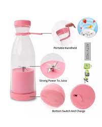 Portable Blender, USB Rechargeable Fruit Juicer with 6 Blades